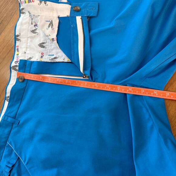 Royal and Awesome Golf Pant Size 40 x 34 NWT Bright Blue Solid Free Multitool - Picture 9 of 16